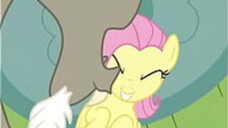 Флаттершай и Дискорд ХХХ - порно видео