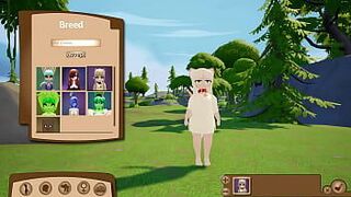 Геймплей симулятора девушки-монстра - порно видео