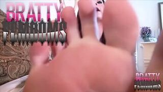 Мария Марли, ступня рабыни, тренировка воздержания от женского доминирования, ступня - порно видео