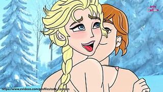 замороженная принцесса Эльза - порно видео